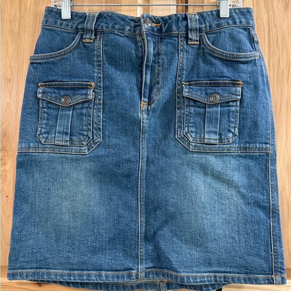 Old Navy Vintage Y2K Blue Denim Versatile Mini Skirt